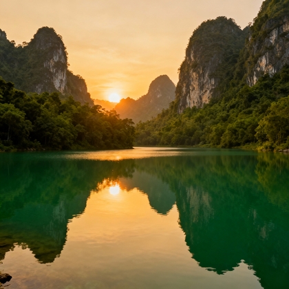 Hồ Mắt Rồng Hòa Bình – Viên Ngọc Xanh Giữa Núi Rừng Tây Bắc