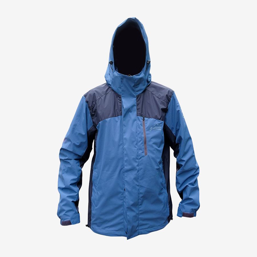 Áo khoác gió nam Gothiar 2 lớp - Xanh tím than
