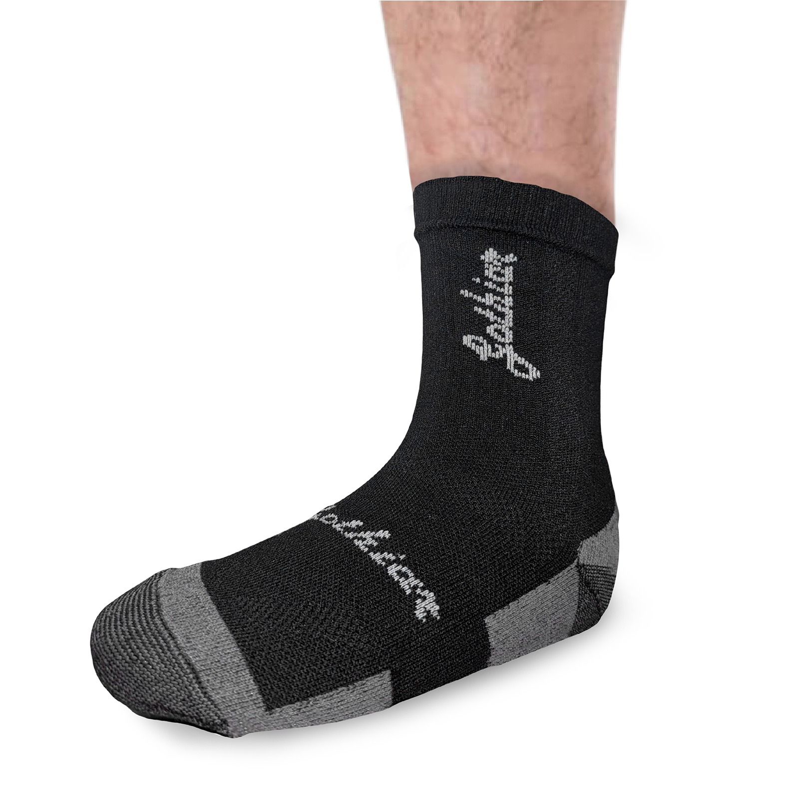 Tất leo núi cao cổ Gothiar Performa Crew Socks - Đen