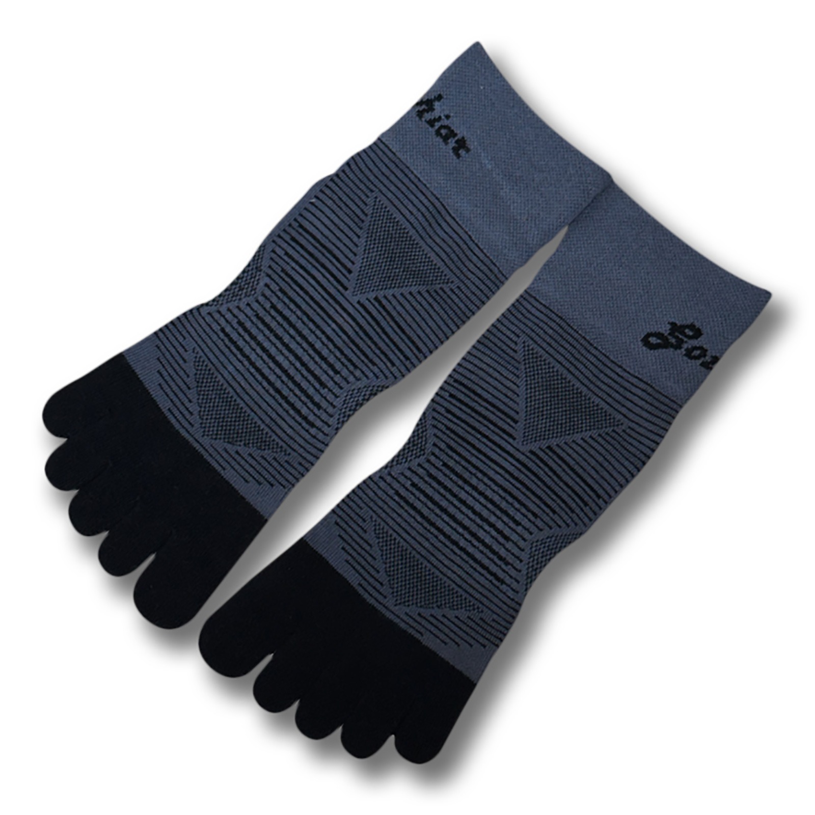 Tất chạy bộ xỏ ngón Gothiar Performa Toe Socks - Ghi