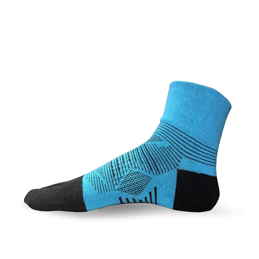 Tất chạy bộ xỏ ngón Gothiar Performa Toe Socks - Xanh dương