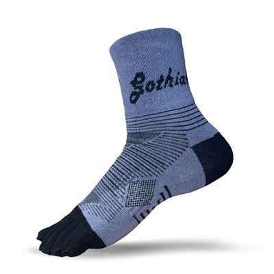 Tất chạy bộ xỏ ngón Gothiar Performa Toe Socks - Ghi