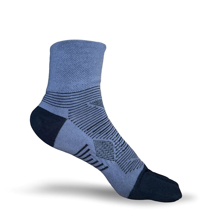 Tất chạy bộ xỏ ngón Gothiar Performa Toe Socks - Ghi 5
