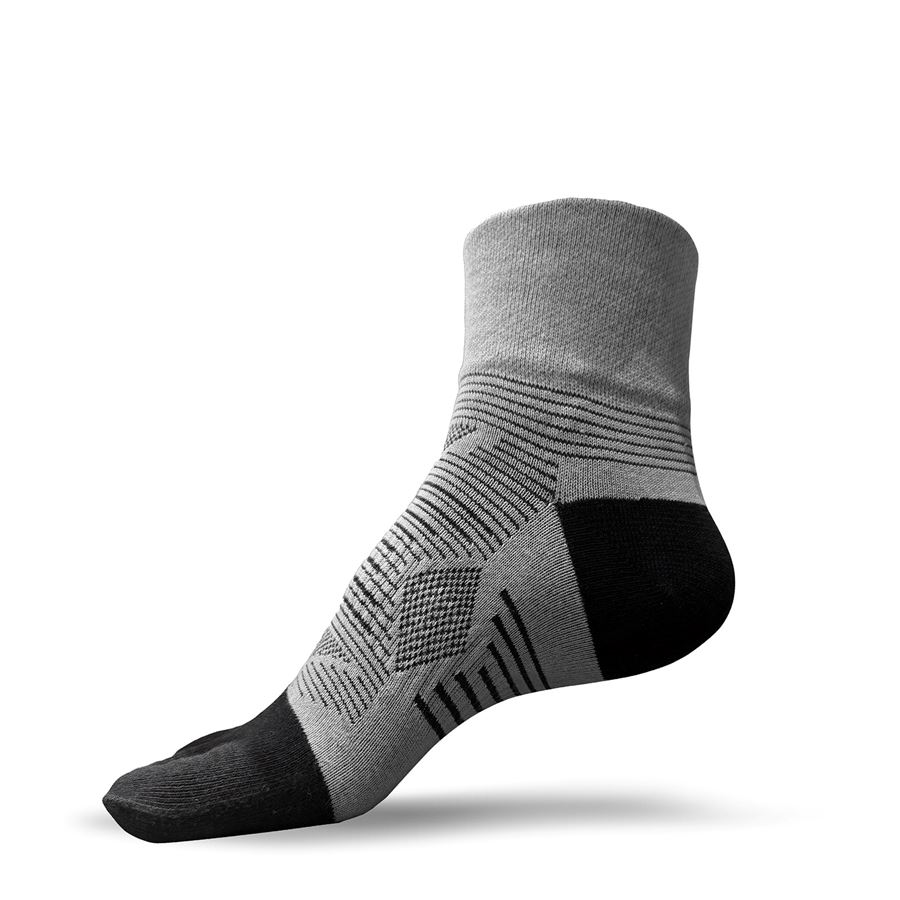 Tất chạy bộ xỏ ngón Gothiar Performa Toe Socks - Xám 5