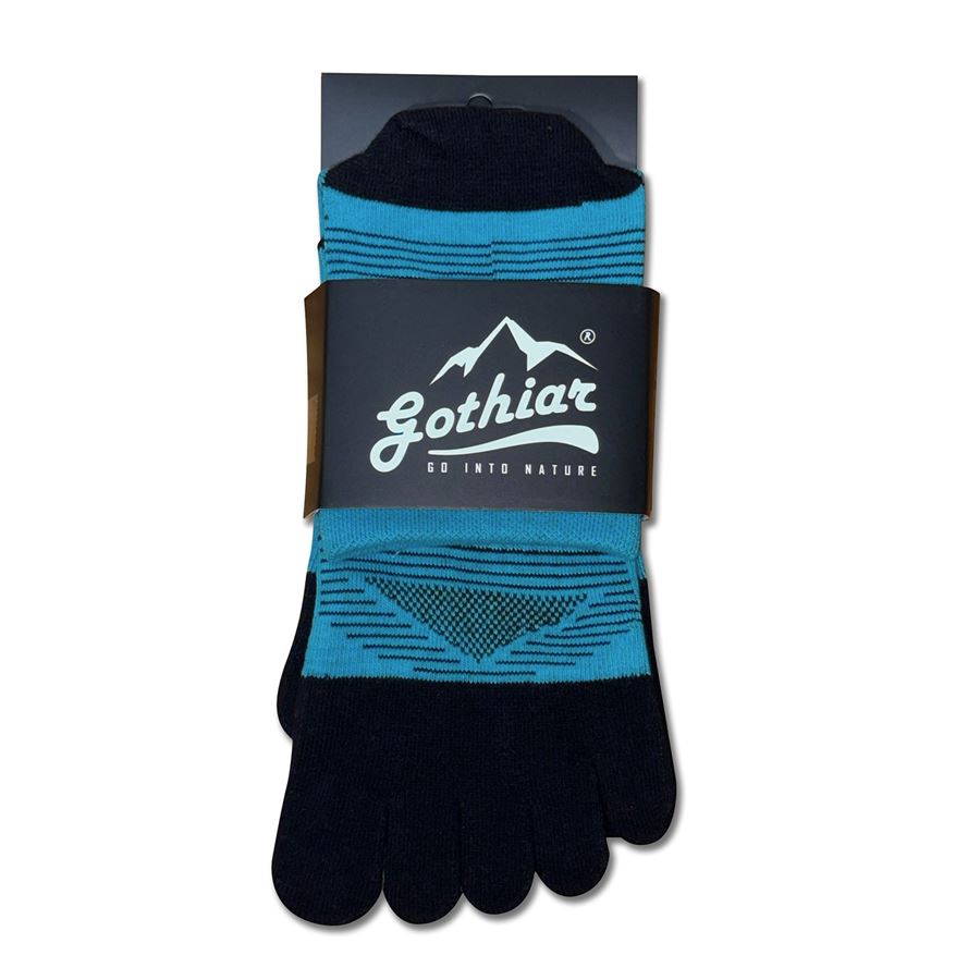 Tất chạy bộ xỏ ngón Gothiar Performa Toe Socks - Xanh dương 4