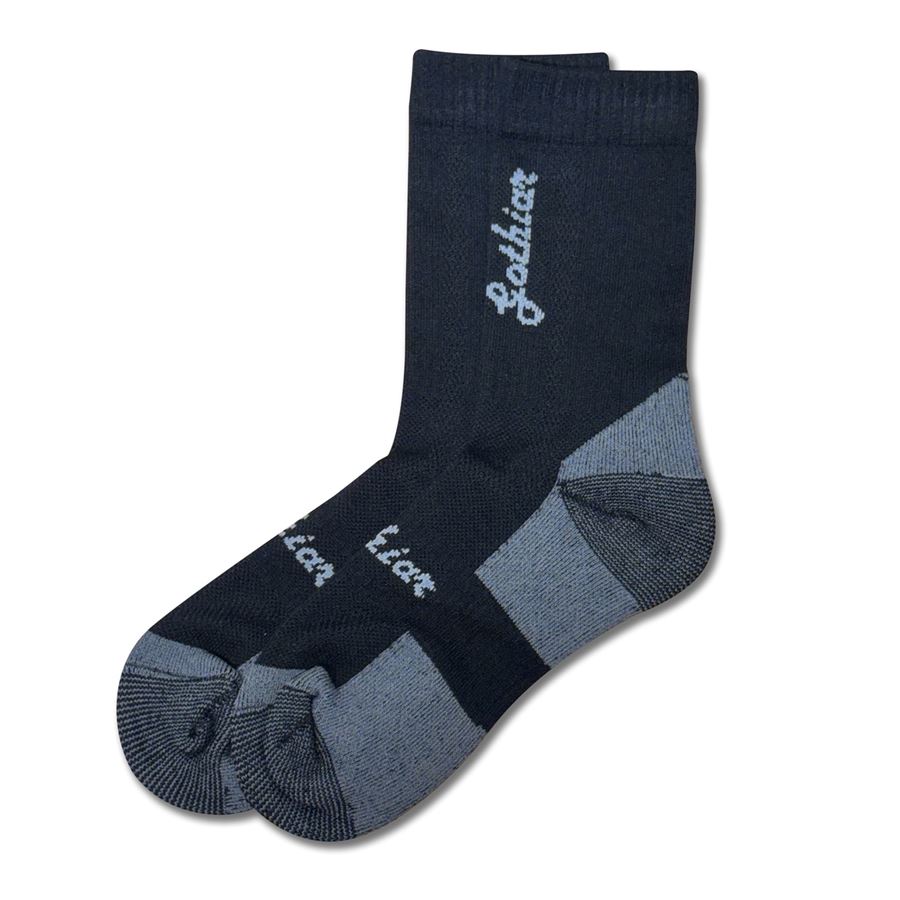Tất leo núi cao cổ Gothiar Performa Crew Socks - Đen