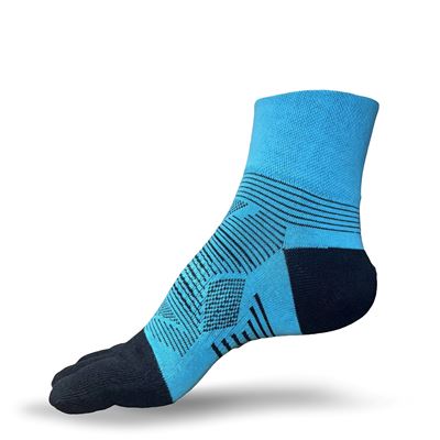 Tất chạy bộ xỏ ngón Gothiar Performa Toe Socks - Xanh dương
