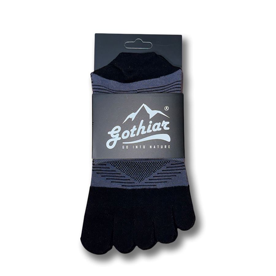 Tất chạy bộ xỏ ngón Gothiar Performa Toe Socks - Ghi 3