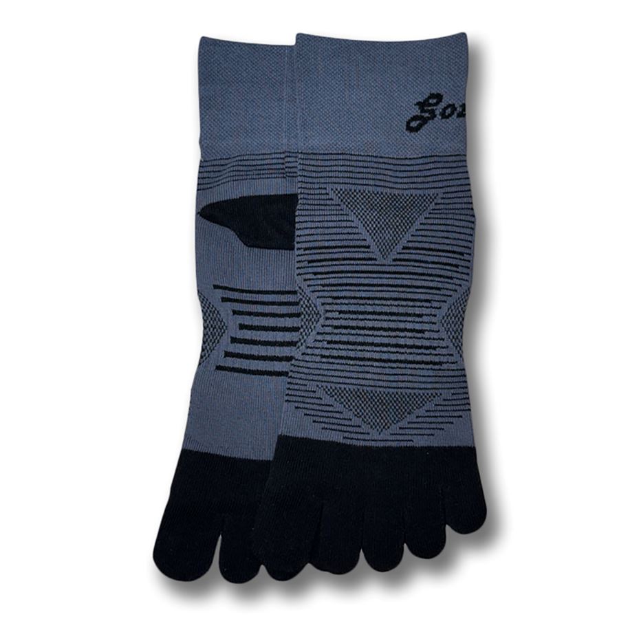 Tất chạy bộ xỏ ngón Gothiar Performa Toe Socks - Ghi 2