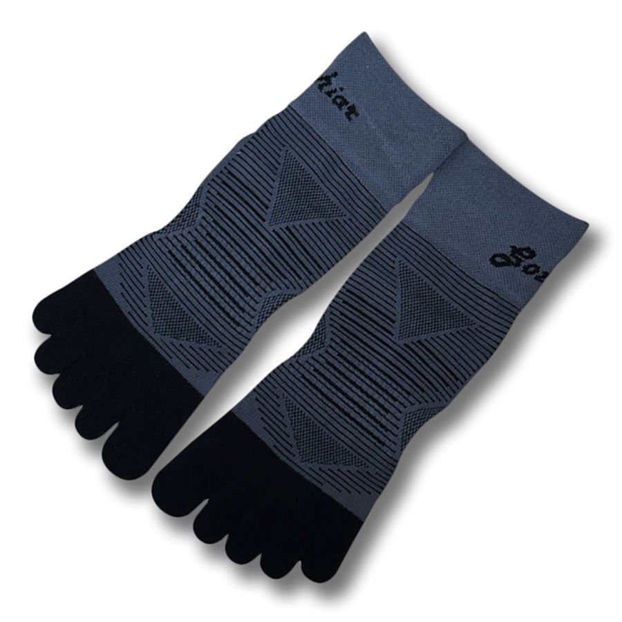 Tất chạy bộ xỏ ngón Gothiar Performa Toe Socks - Ghi 1